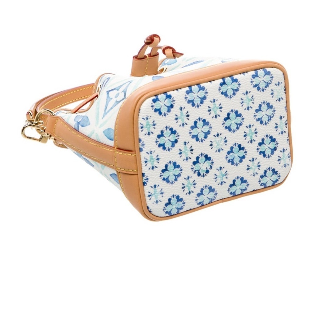 Louis Vuitton Nano Noé By the Pool Collection Monogram Tiles Turquoise Mini Bag - Picture 7 of 11